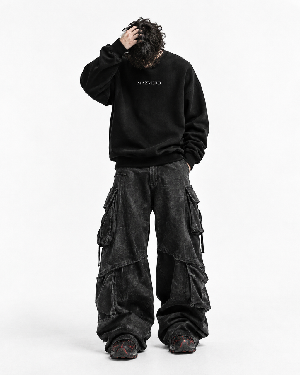 Mazvero Signature Oversized Sweatshirt