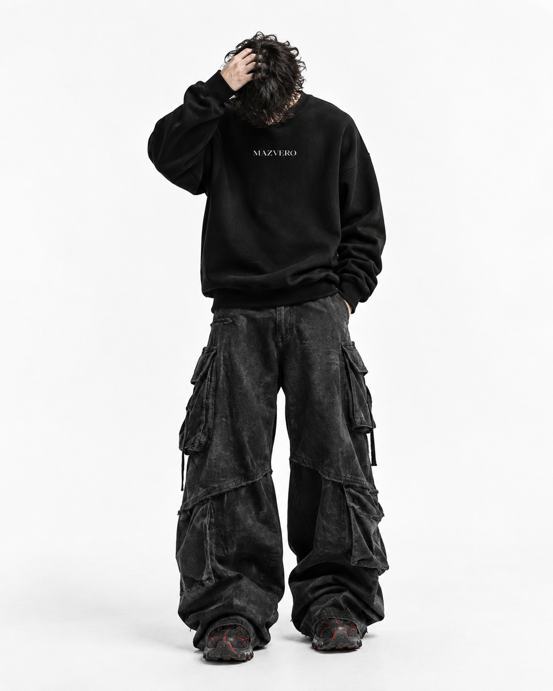 Mazvero Signature Oversized Sweatshirt